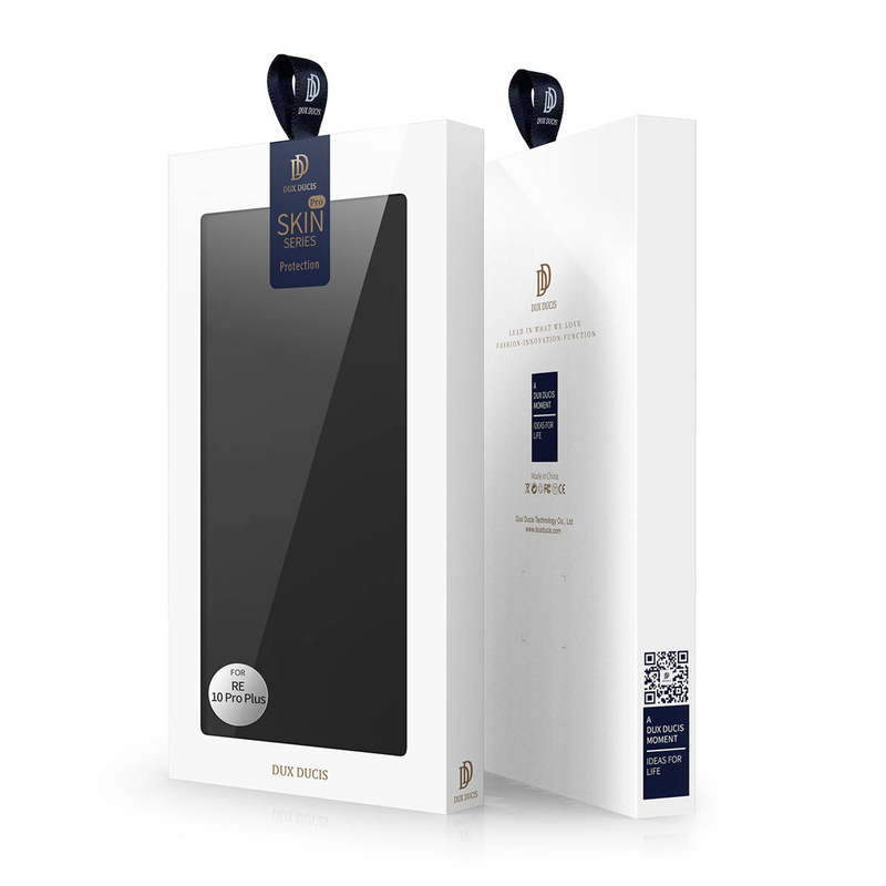 Dux Ducis Skin Pro Hülle für Realme 10 Pro+ Flip Cover Card Wallet Stand schwarz