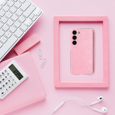 Futerał CLEAR CASE 2 mm BLINK do SAMSUNG A16 5G / A16 4G różowy