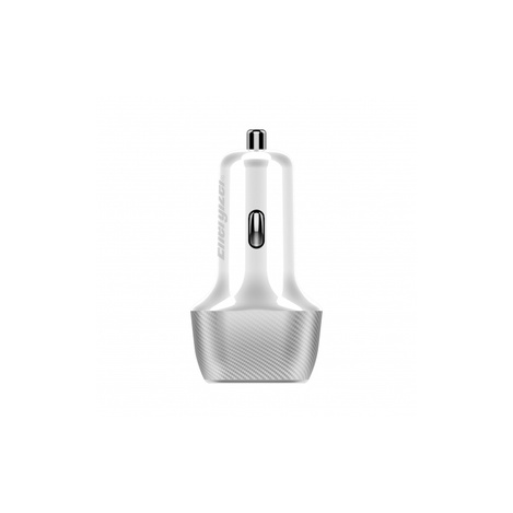 Energizer Ultimate - Ładowarka samochodowa USB-C & USB-A 38W PD + QC3.0 (Biały / Srebrny)