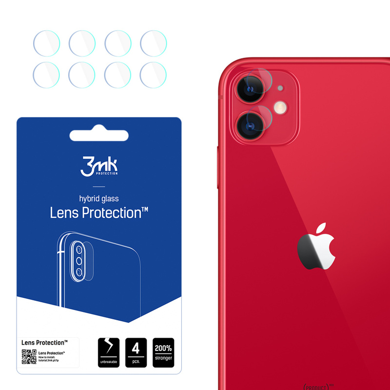 Szkło na aparat ochrona obiektywu 3MK szkło Flexible Glass Lens IPHONE 11