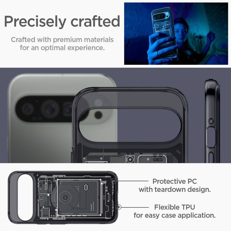 Spigen Ultra Hybrid - Etui do Google Pixel 9 Pro XL (Zero One)