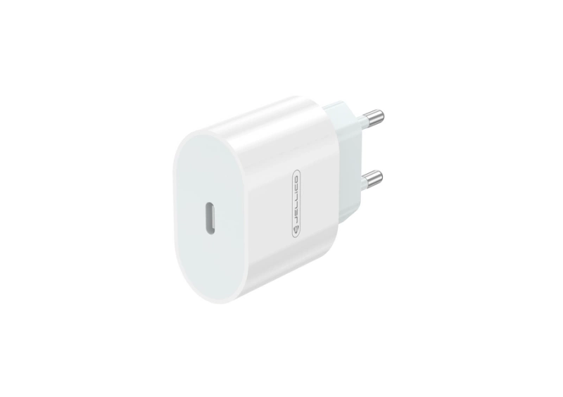 JELLICO Netz-Ladegerät AK200 PD 20W 1xUSB-C + Kabel USB-C - USB-C weiss