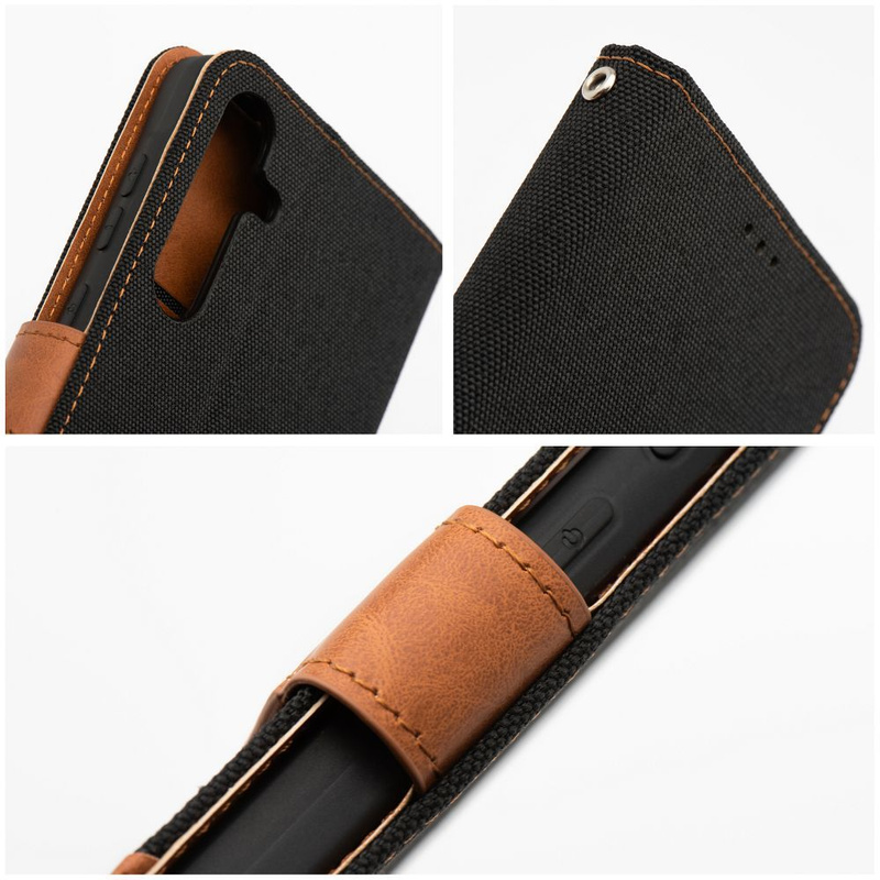 Kabura JEANS Book do SAMSUNG A12 / M12 czarny