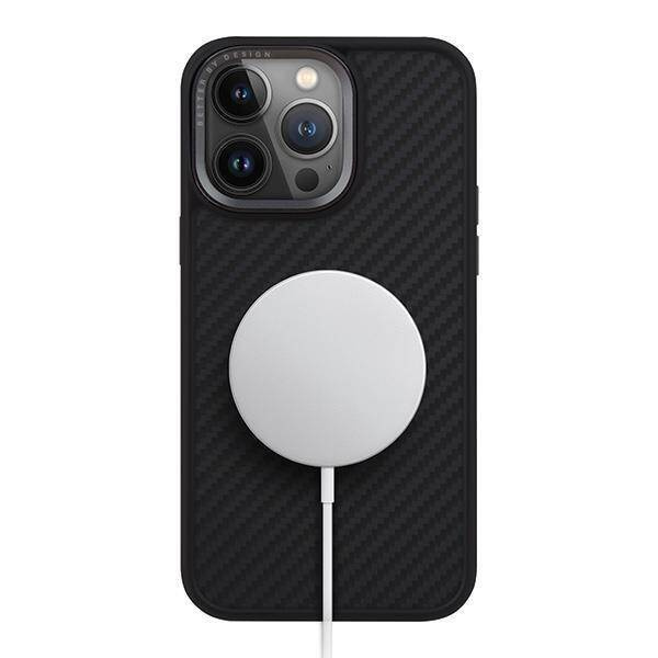 Uniq Hülle Keva iPhone 15 Pro 6,1&quot; Magclick Charging schwarz/carbon black