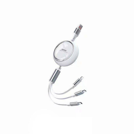 KABEL REMAX LINON SERIES 66W 3IN1 USB-C/MICRO/LIGHTNING RC-C029 WHITE