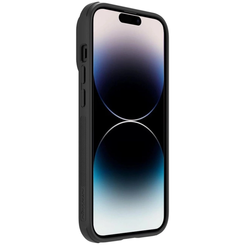 Nillkin Textured S Case für iPhone 14 Pro Max, Cover mit Kameraabdeckung, schwarz