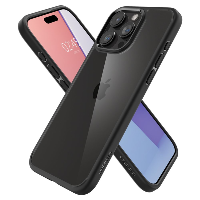 Spigen ULTRA HYBRID IPHONE 15 PRO MAX MATTSCHWARZ