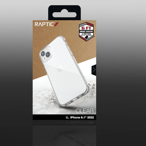 Raptic X-Doria Clear Case iPhone 14 gepanzerte durchsichtige Hülle