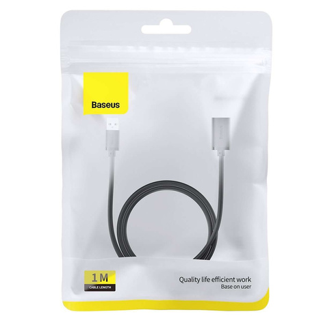 USB 3.0-Verlängerungskabel 1 m Baseus AirJoy-Serie – schwarz
