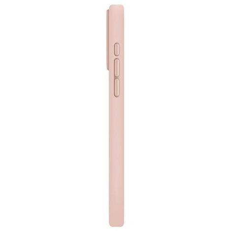 Etui UNIQ Lino Hue Magclick Charging do iPhone 15 Pro Max - różowe