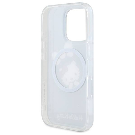 Original Handyhülle IPHONE 16 PRO Hello Kitty Hardcase IML Fun Bow MagSafe (HKHMP16LHFLBK) schwarz
