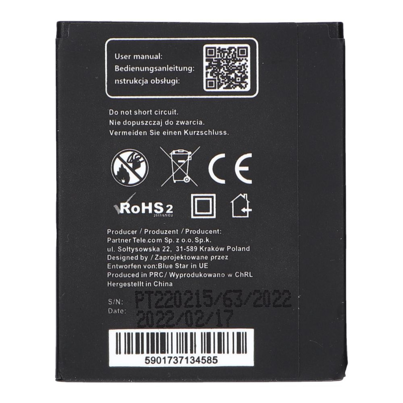 Bateria do Sony Ericsson U100 Yari/ J10/ J10i2 ELM/Hazel 1100 mAh Li-Ion Blue Star