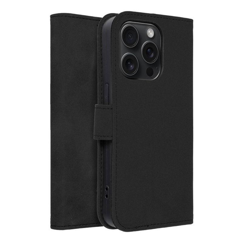 Kabura TENDER Book do IPHONE 15 Pro czarny