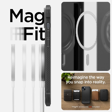 SPIGEN RUGGED ARMOR MAG MAGSAFE IPHONE 14 MATTE BLACK