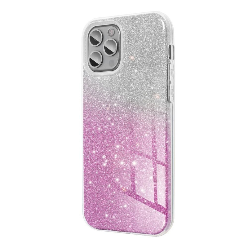 Futerał SHINING do IPHONE 11 PRO transparent/róż