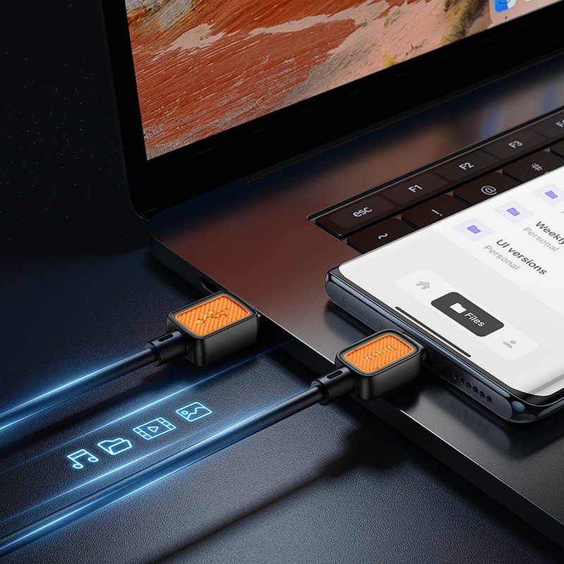 HOCO kabel USB A do Micro USB 2,4A X108 1 m czarny