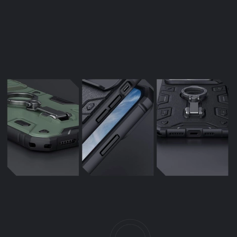 Nillkin CamShield Armor Pro Magnetic Case iPhone 14 Plus Magnetic MagSafe Cover with Camera Protector Blue
