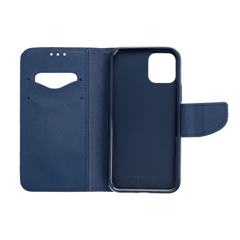 Kabura FANCY Book do SAMSUNG S24 FE czerwono granatowy