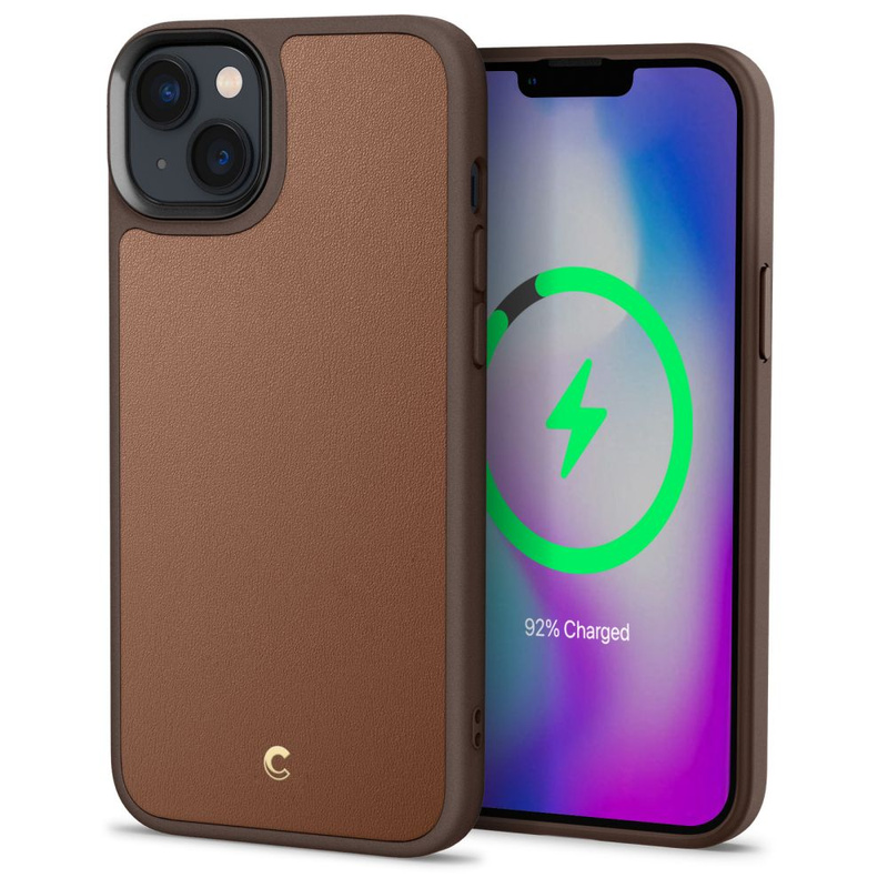 Spigen CYRILL KAJUK MAG MAGSAFE IPHONE 14 PLUS SATTEL BRAUN