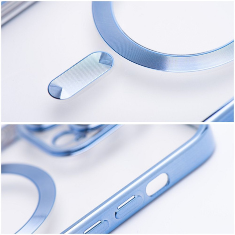 Futerał ELECTRO MAG COVER kompatybilny z MagSafe do IPHONE 17 Pro niebieski