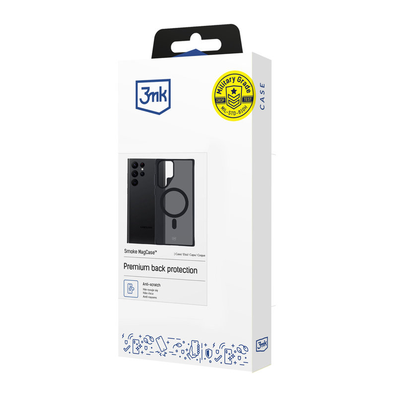3MK Smoke MagCase Sam S22 Ultra 5G