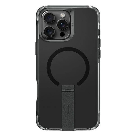 UNIQ etui Eleva with Vertica Stand iPhone 16 Pro Max 6.9" czarny/carbon black
