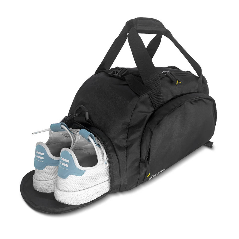 Wozinsky sports bag backpack hand luggage bag 40x20x25 cm for plane black (WSB-B01)