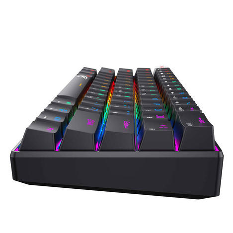 Przewodowa klawiatura mechaniczna / gamingowa RGB Havit KB903L (czarna)