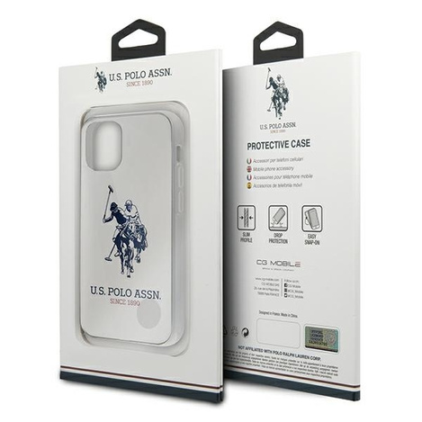 US Polo USHCP12STPUHRWH iPhone 12 mini biały/white Shiny Big Logo