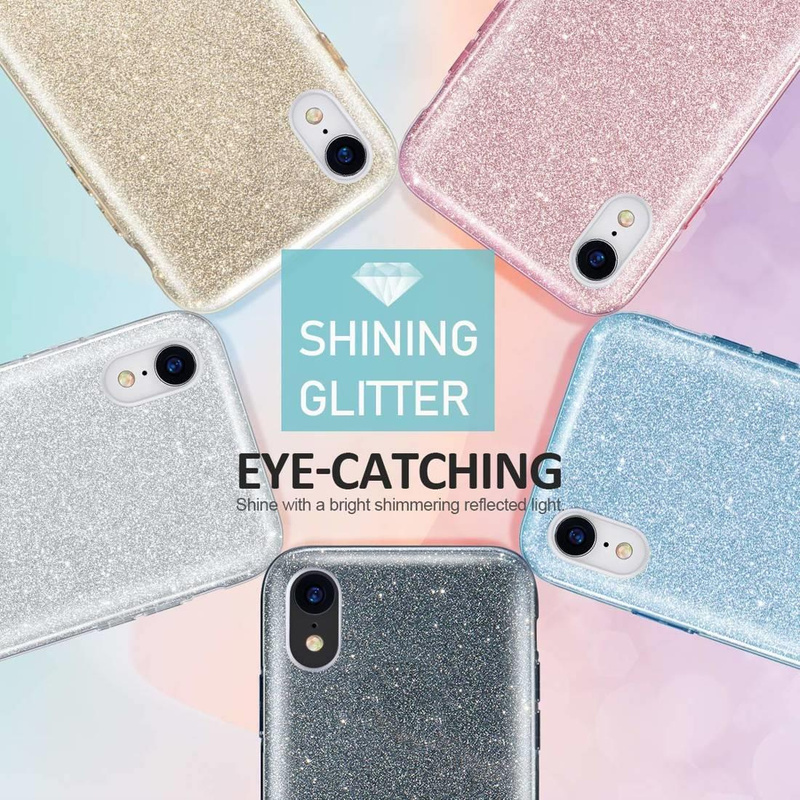 Nakładka Glitter 3in1 do Xiaomi Redmi Note 10 5G / Poco M3 Pro / M3 Pro 5G różowa