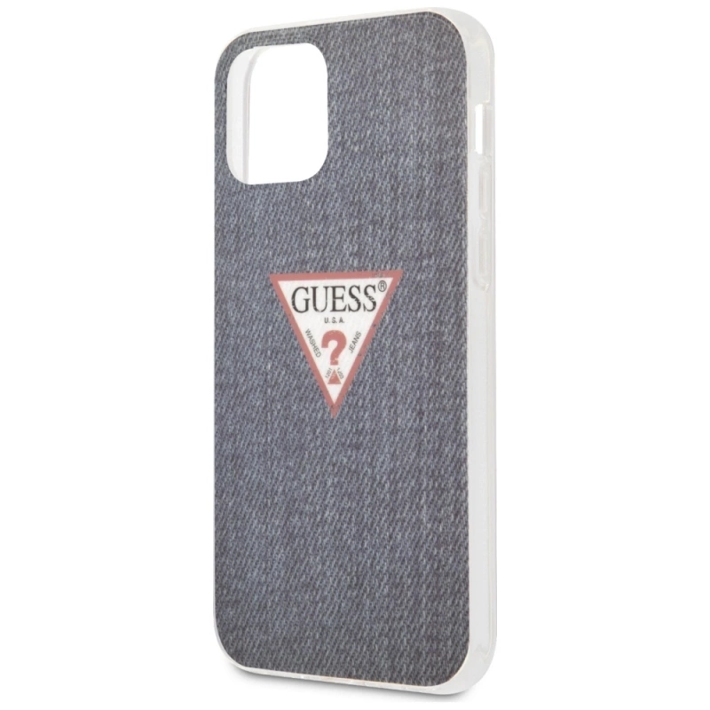 Guess GUHCP12LPCUJULDB iPhone 12 6,7" Pro Max granatowy/dark blue hardcase Jeans Collection