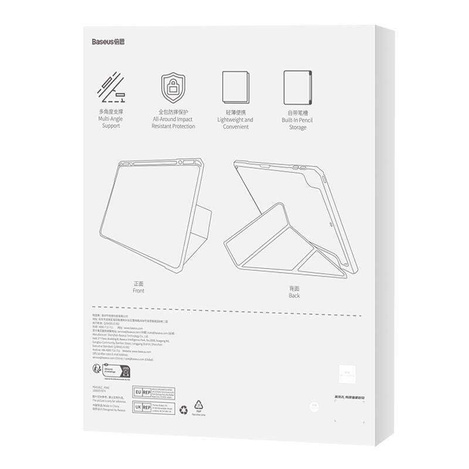 Schutzhülle IPAD AIR 4 2020 / 5 2022 Baseus Minimalist weiß