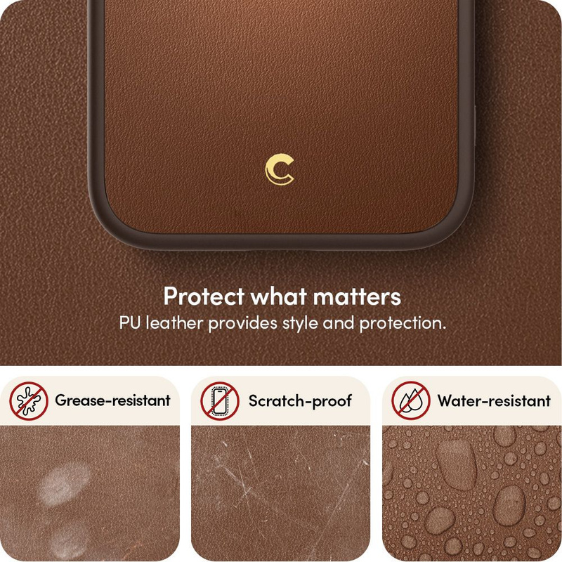 Spigen CYRILL KAJUK MAG MAGSAFE IPHONE 14 PLUS SATTEL BRAUN