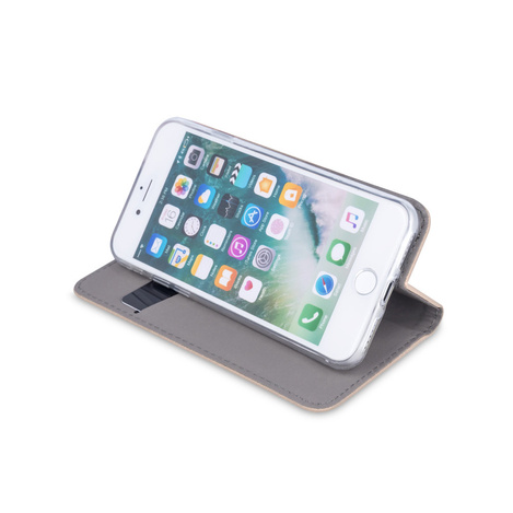 KABURA MAGNETO SAMSUNG  M15 5G RÓŻOWO-ZŁOTY
