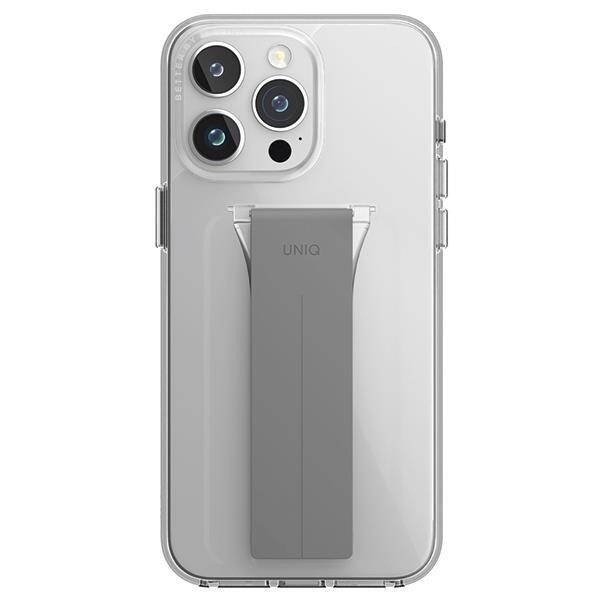 Etui APPLE IPHONE 15 PRO UNIQ Heldro Mount with Stand transparentne