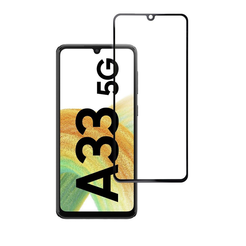 Szkło hartowane Blue Star 5D - do Samsung A33 5G (full glue/case friendly) - czarny