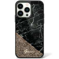 Guess GUHCP14XLCSGSGK iPhone 14 Pro Max 6.7" black/black hardcase Liquid Glitter Marble