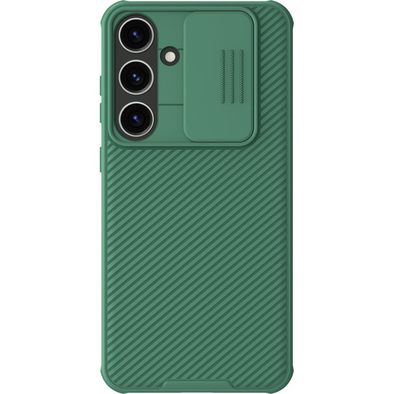 Etui Nillkin CamShield Pro pancerne z osłona na aparat do Samsung Galaxy S24 - zielone