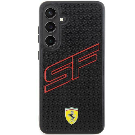 Oryginalne Etui FERRARI hardcase Big SF Perforated FEHCS24SPINK do Samsung Galaxy  S24 Czarny