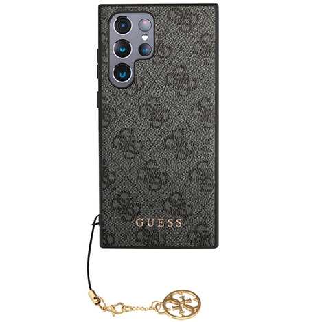 Guess 4G Charms Collection - Etui Samsung Galaxy S23 Ultra (szary)