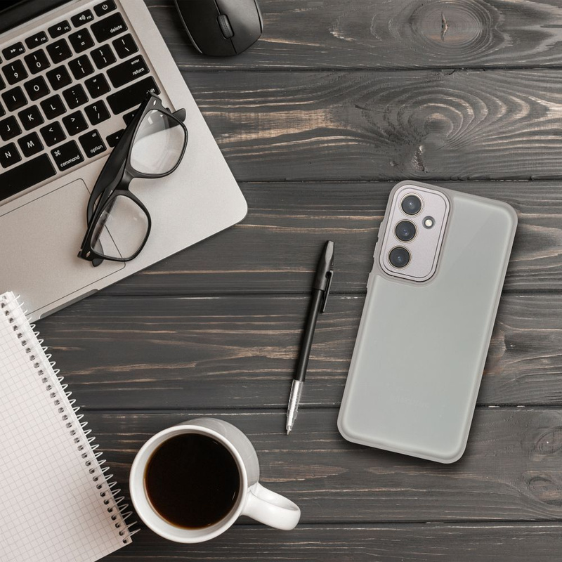 Futerał VARIETE do IPHONE 15 Pro Max stalowy