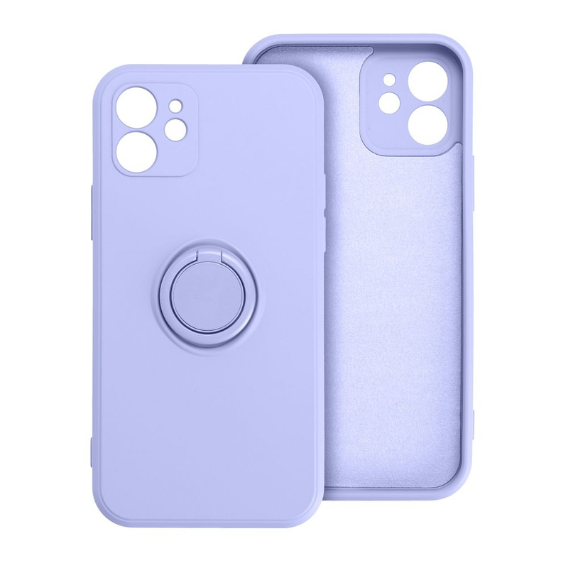 Futerał SILICONE RING do IPHONE 16 Pro Max fioletowy