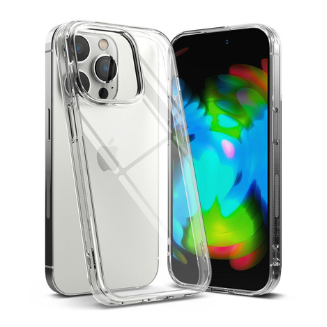 Ringke Fusion TPU Cover mit Gelrahmen für iPhone 14 Pro Max transparent (F645E52)
