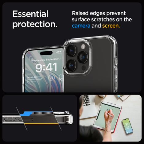 Spigen ULTRA HYBRID IPHONE 15 PRO KRISTALLKLAR