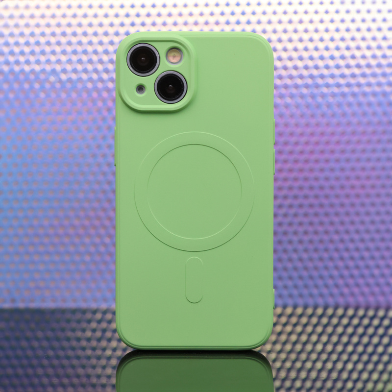 Nakładka Simple Color Mag do iPhone 16 6,1" jasnozielona