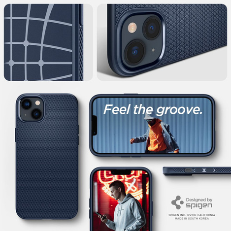 Spigen LIQUID AIR IPHONE 14 PLUS MARINEBLAU