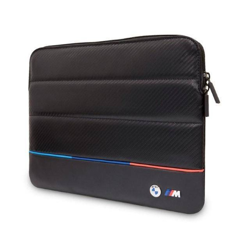 Original Handyhülle LAPTOP 16" BMW Sleeve Carbon Tricolor (BMCS16PUCARTCBK) schwarz