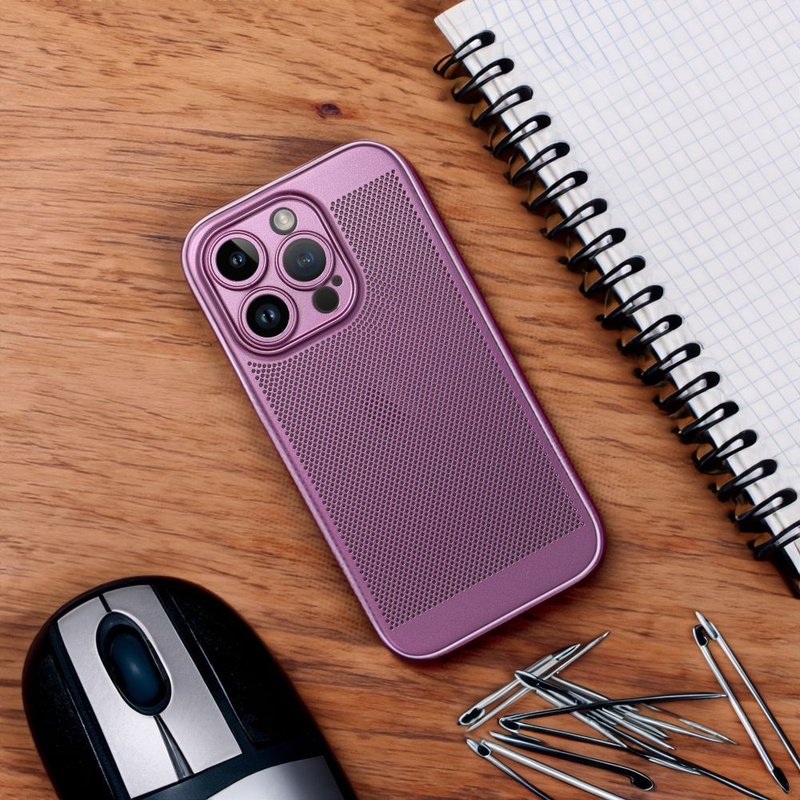 Futerał BREEZY do SAMSUNG A35 5G fioletowy