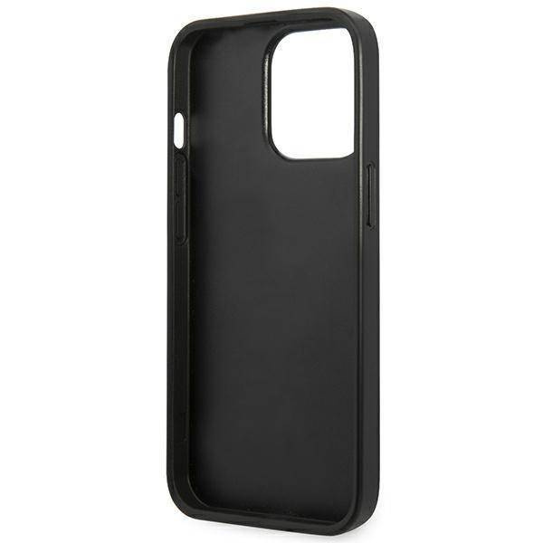 Original Case IPHONE 13 PRO Karl Lagerfeld Hardcase Perforated Allover (KLHCP13LPTLK) black