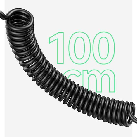 Ładowarka Samochodowa 60W USB + USB-C + Kabel USB-C Usams C33 Fast Charge CC167CC01 (US-CC167) czarna